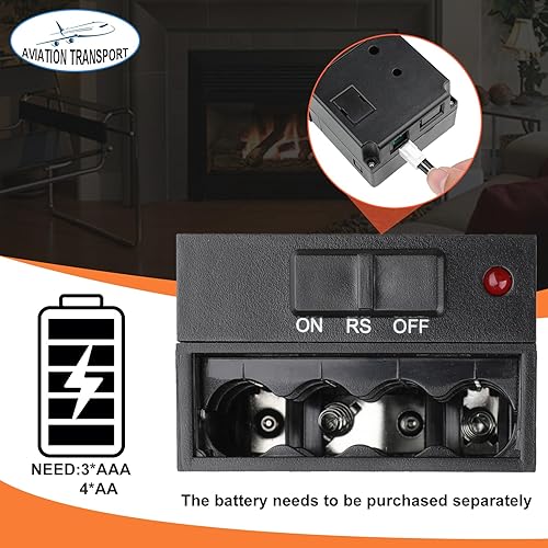 Miniatura 3 de Control remoto de chimenea, termostato, kit de encendidoapagado remoto de chimenea de gas, para válvula de gas millivolt, compatible con ambientes,