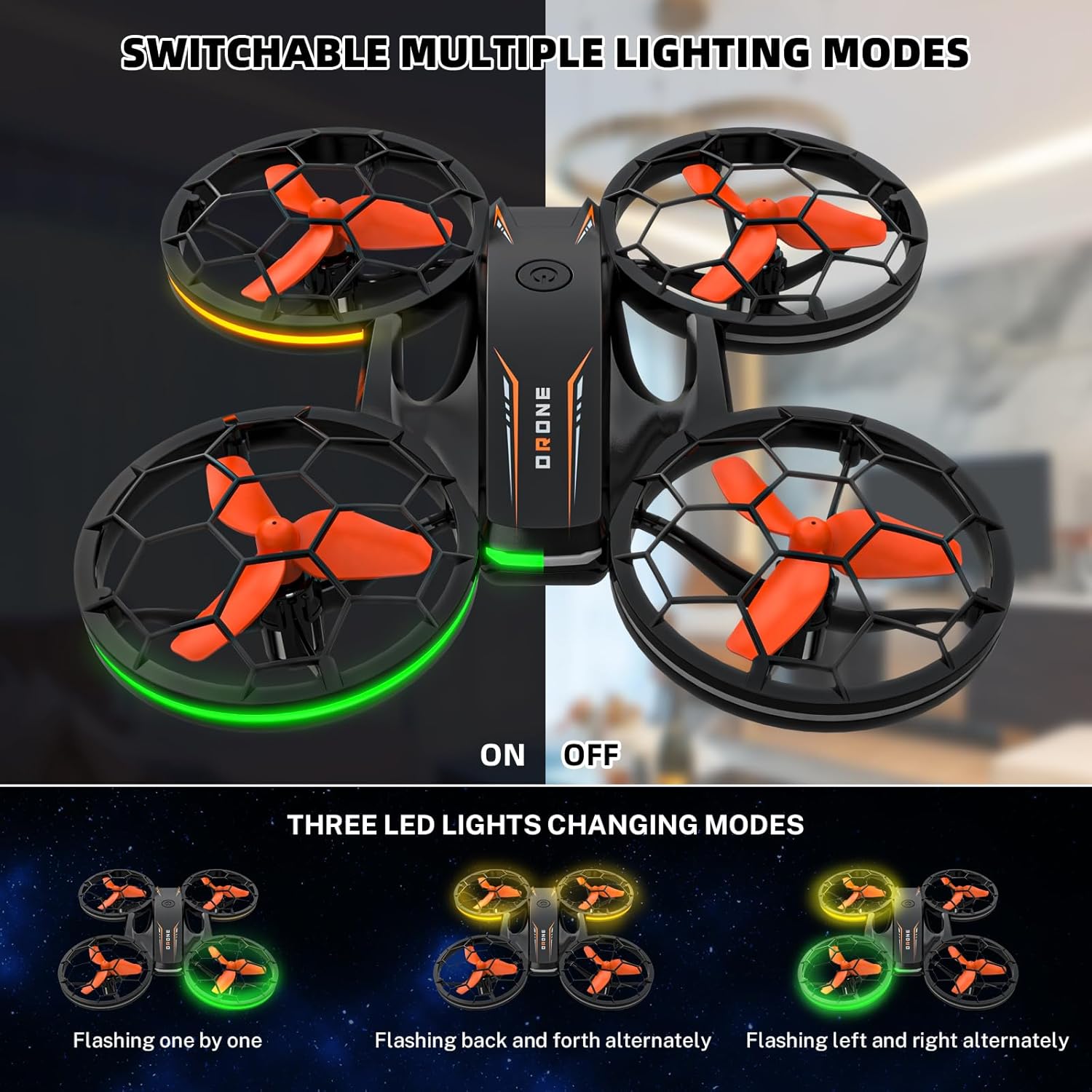 Flips Kid-Friendly Quadcopter: Hovering Fun and 3D Flips with LED Lights! Kid-Friendly Quadcopter: Hovering Fun and 3D Flips with LED Lights!