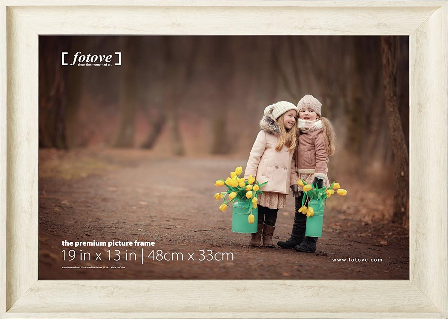 13x19 Elegance Picture Photo Frame - Natural Wood (13 in x 19 in)