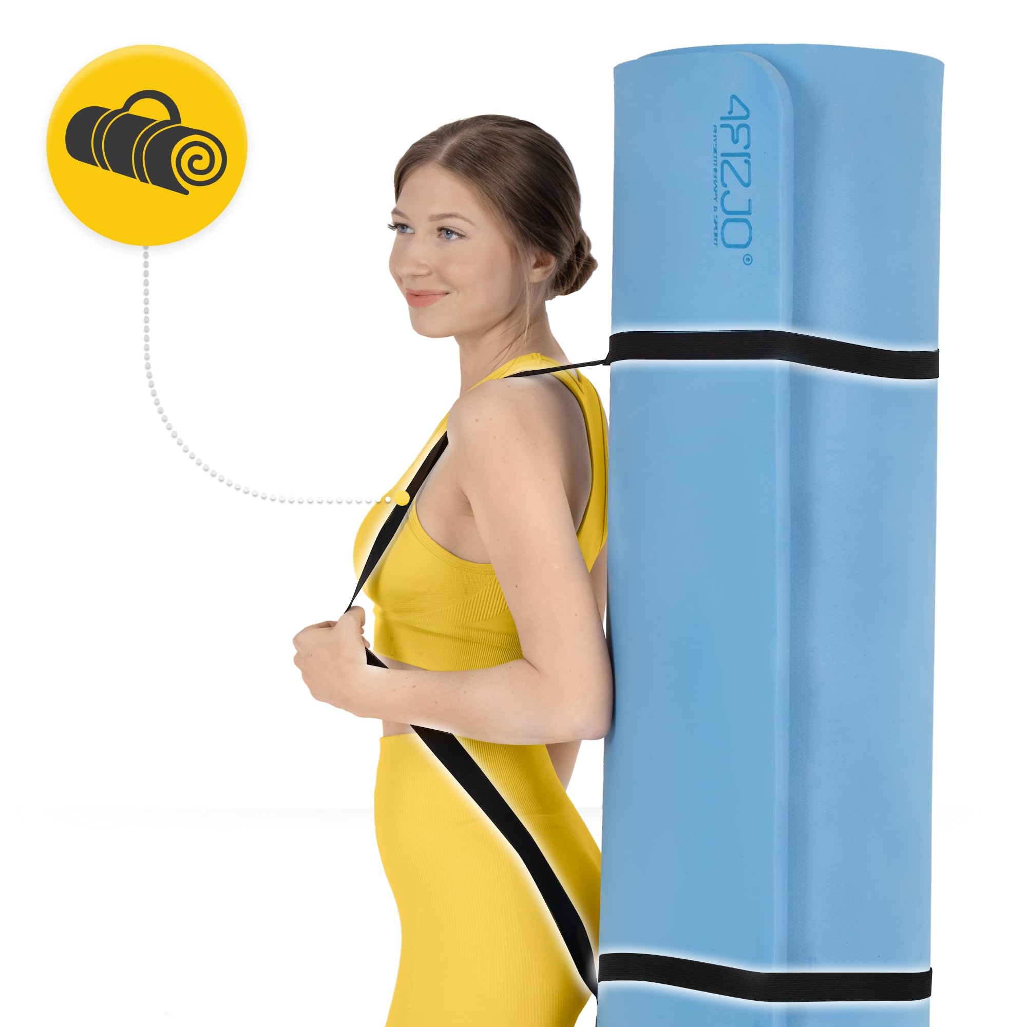 MATA GIMNASTYCZNA TRENINGOWA FITNESS DO ĆWICZEŃ JOGI GIGANT 2 m x 1,25 m