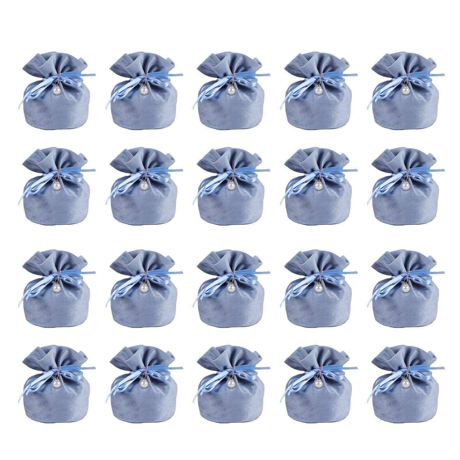 Elnwnnkc F 20Pcs Soft Plush Gift Candy Bags Elegant Plush Pouches Sturdy Gifs Storage Bags Or Chocolate Packaging Celebration