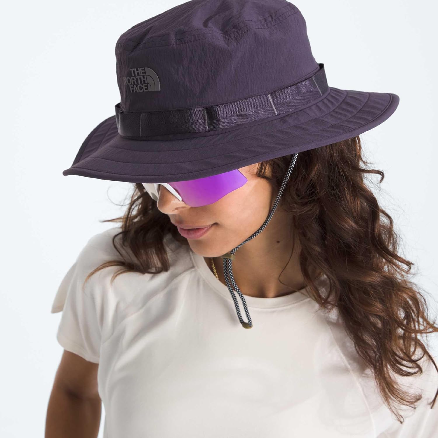 The North Face Class V Brimmer - Lightweight Summer Bucket Hat for Men & Women, UPF 40+ Protection, Chin Strap, Endless Dusk, Large/X-Large