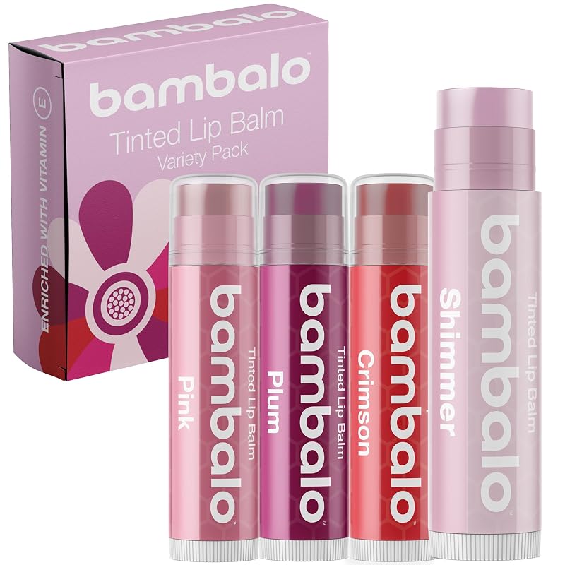 Bambalo Bálsamo Labial Tonalizante com 4 Tons Variados