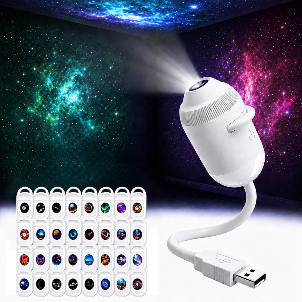 Galaxy Projector Night Light 360 Degree Rotating Night Light Star Projector