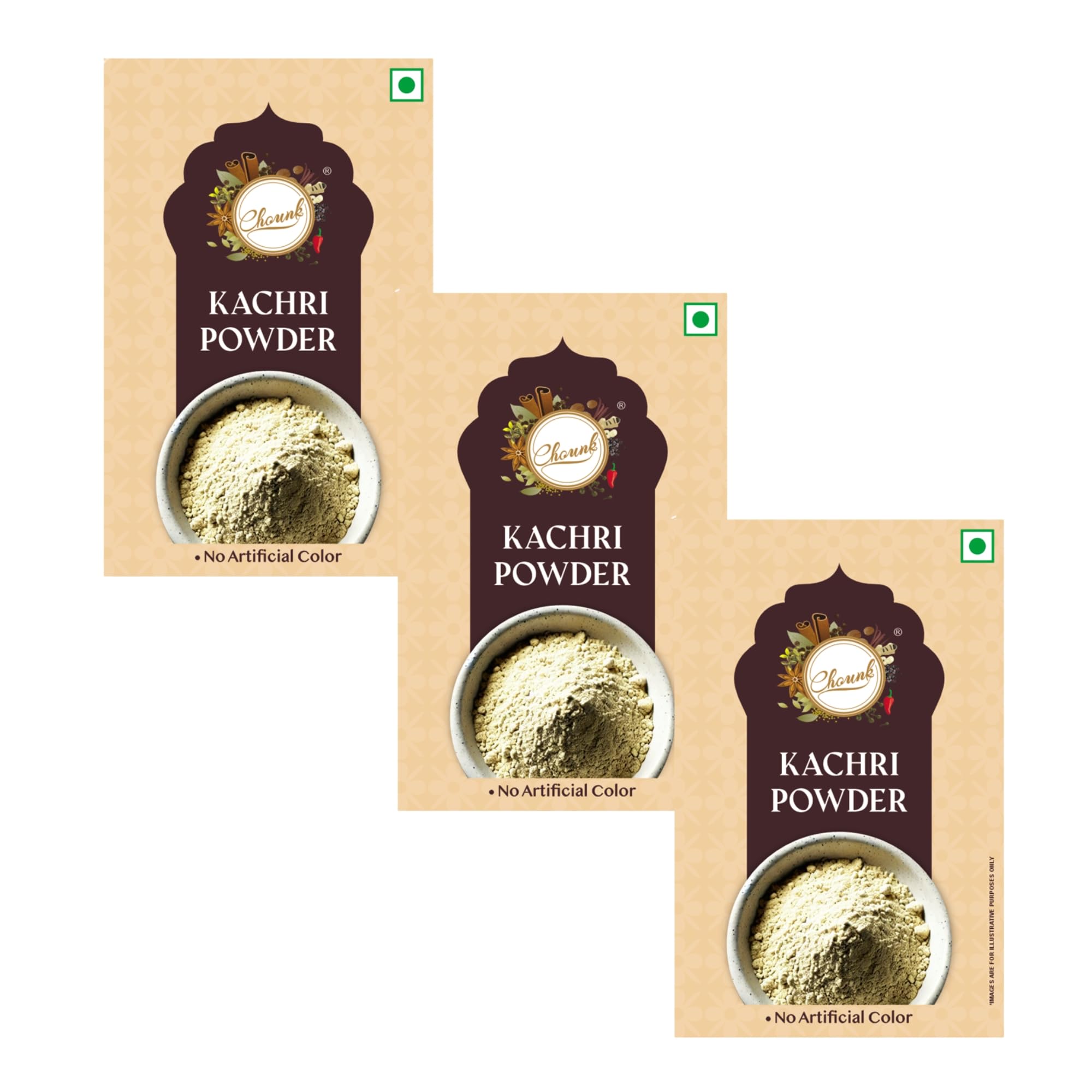 Chounk Kachari Powder, 300 Gram (100g X Pack of 3) | White Kaachri Powder | Meat Tenderizer | Dried Kachri | For Cooking | Meat Rub | BBQ Rub