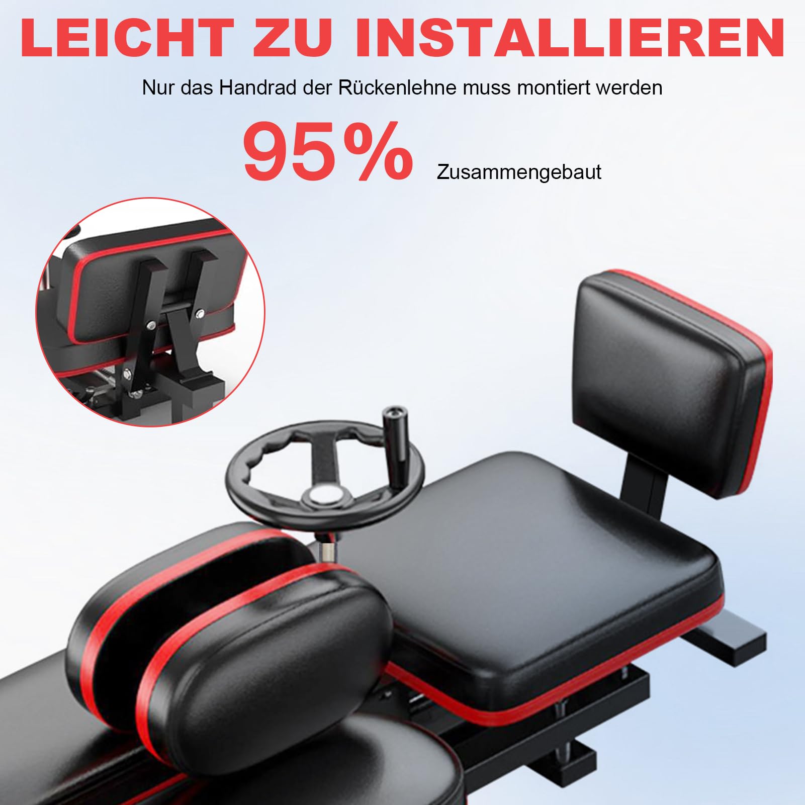 Beinspreizer Professional Leg Extender Zur Dehnung Der Muskeln Bis Zu 180°, Beinstrecker für Die Beine, für Yoga, Kampfsport, Ballett und TäGliches Training