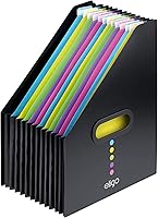 Vista 7 de Snopake Expansor de escritorio A4 Eligo Landscape 13-Part – Negro [Pack de 1] Ref: 15174