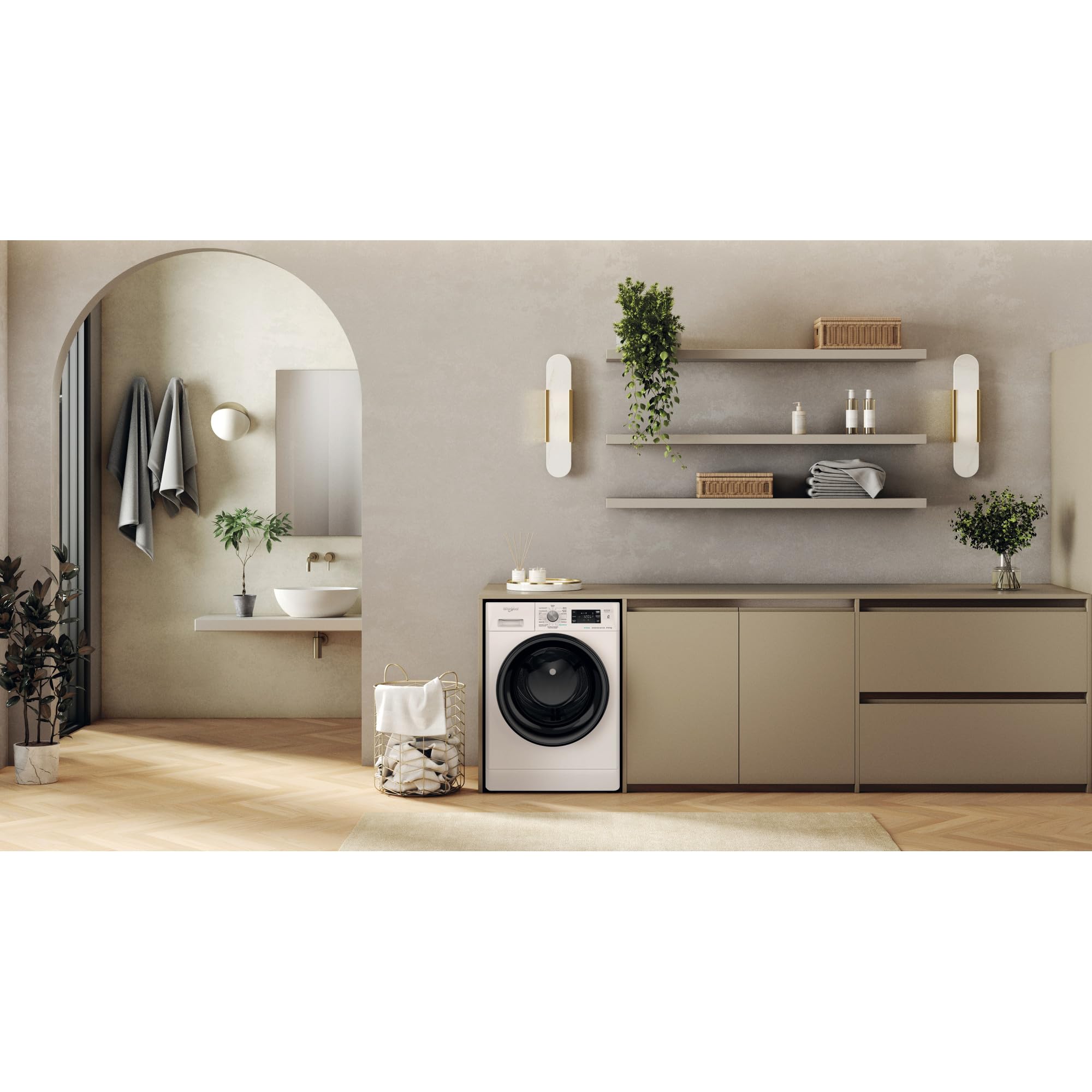 Whirlpool - Lavasecadora FFWDB 964489 BV SPT Clase A 9+6 Kg 1400 rpm Blanco