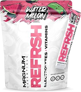 Magnum Essentials REFRSH Electrolytes x Vitamins 15 Serving Bag - Water Melon