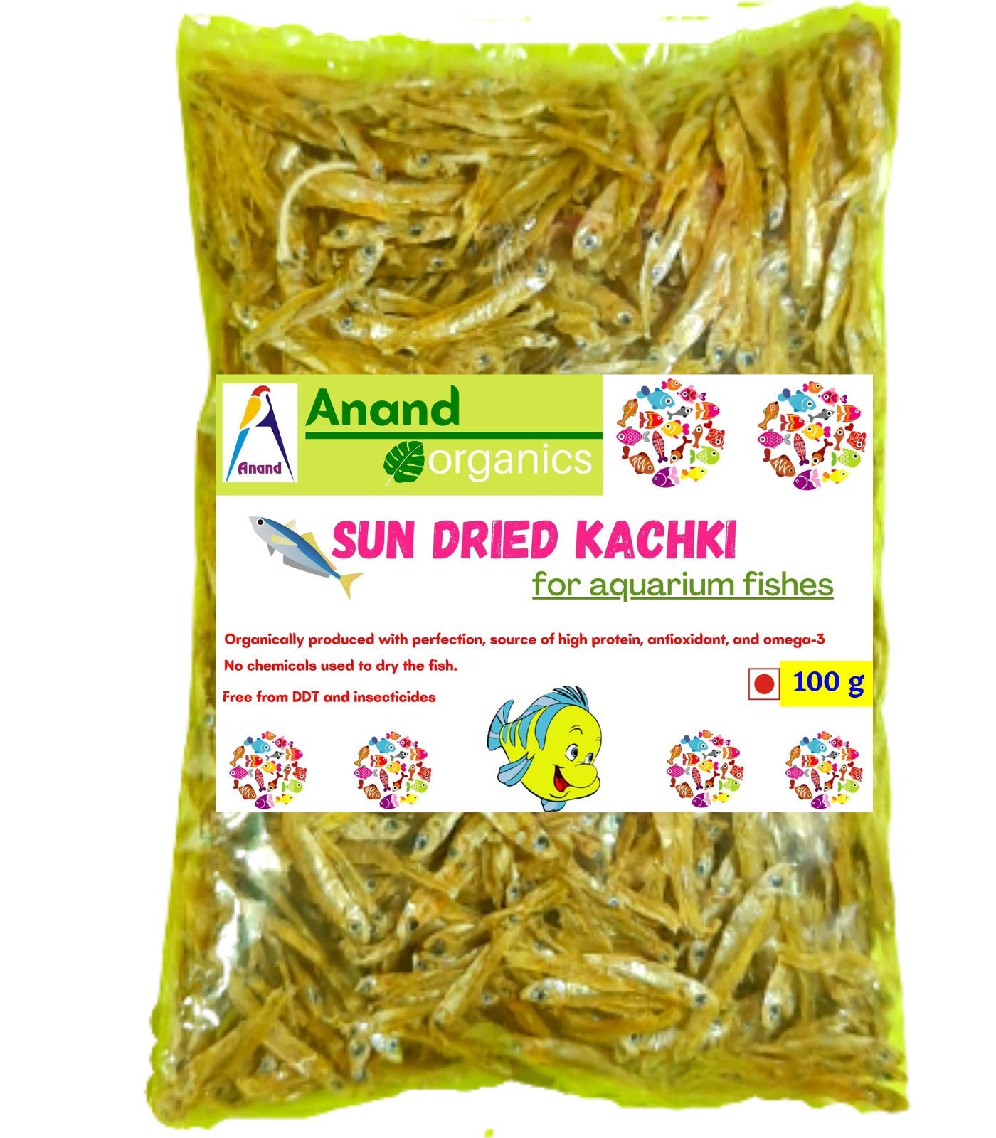 Buy Anand Enterprise Natural High Protein Aquarium Fish Food Sun Dried