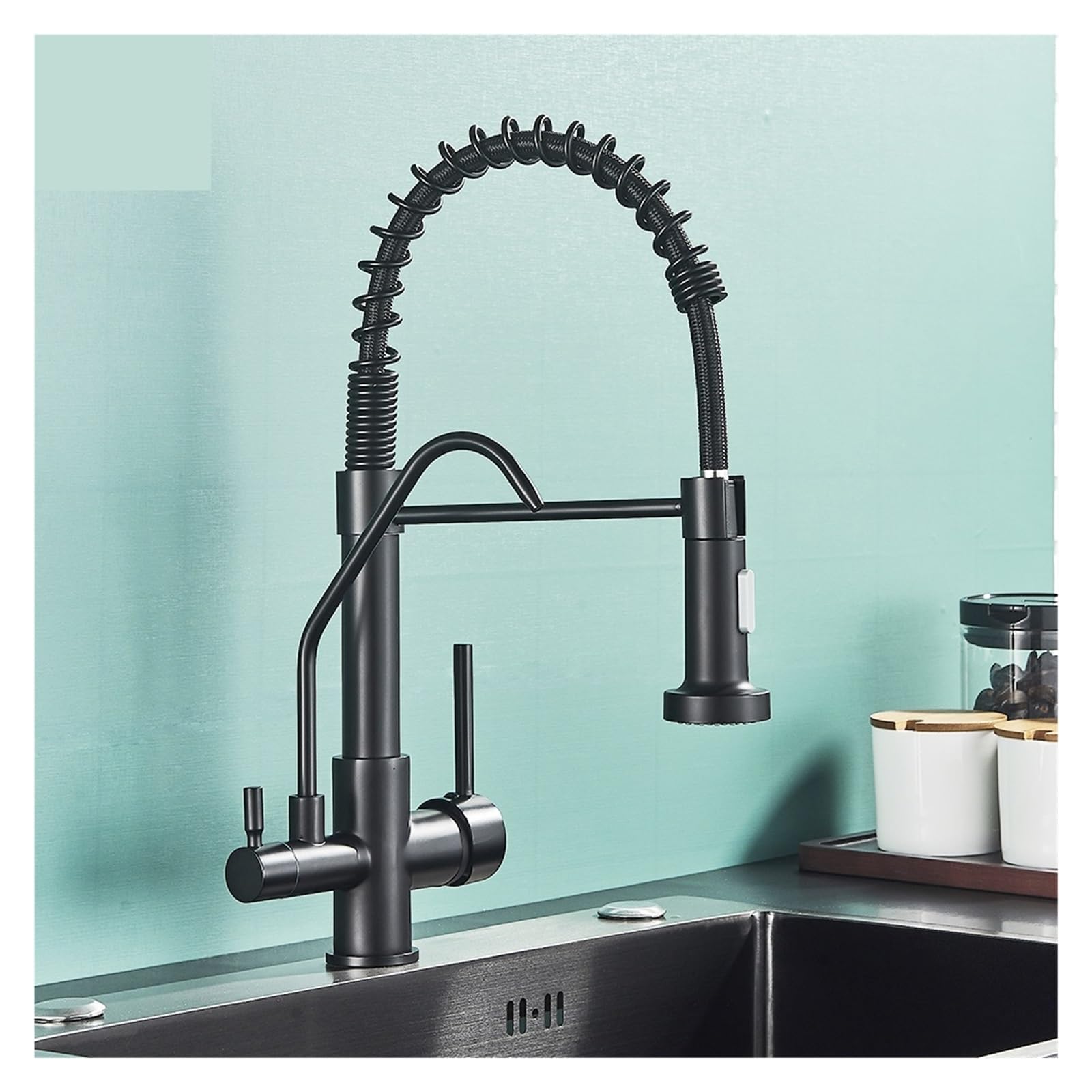 Robinet de cuisine eau potable chaude et froide pour supprimer les bouteilles
