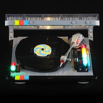 LED Light Kit Compatible with Lego Retro Record Player, Compatible with Lego 40699 Lights Only, No Models