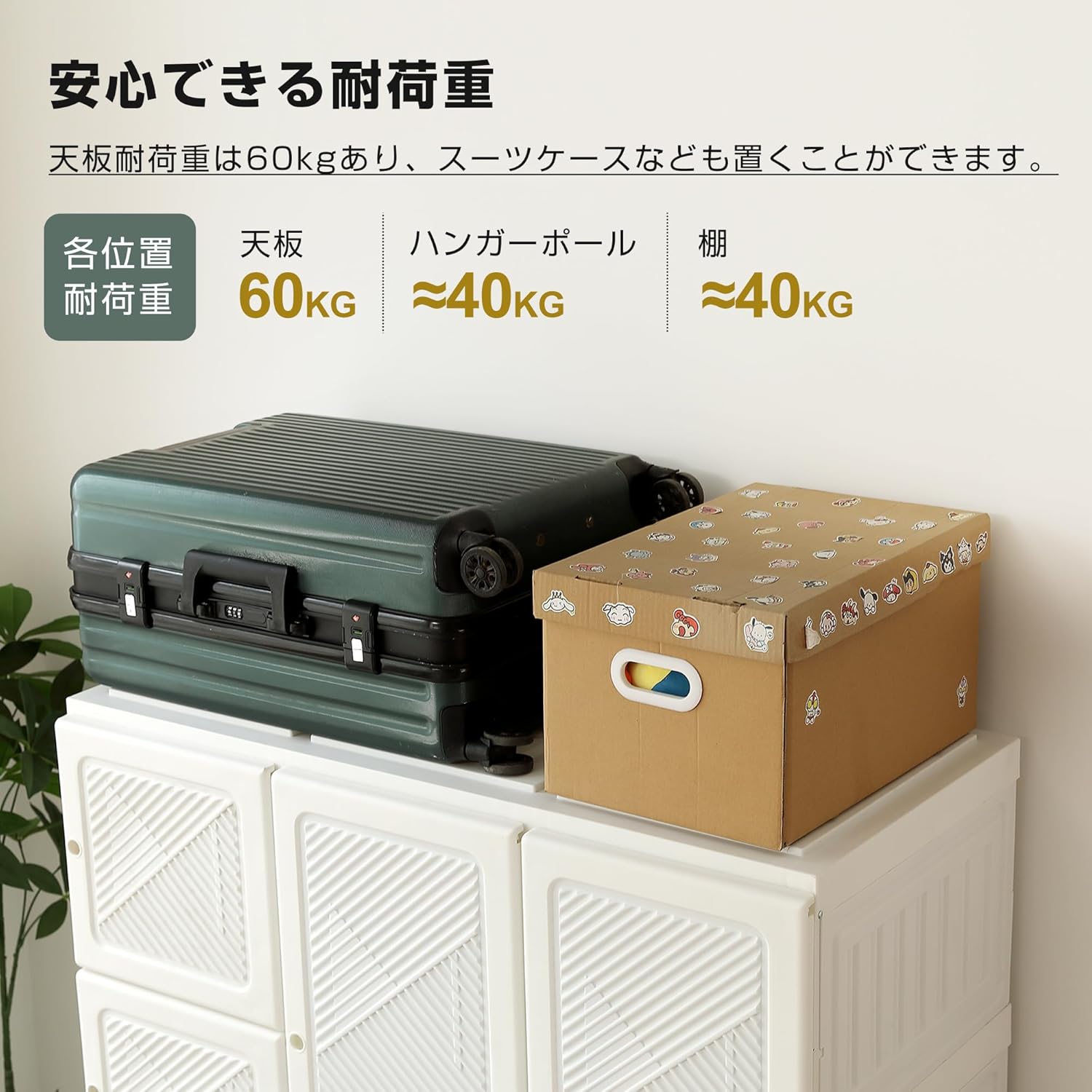 楽天市場】ワードローブ クローゼット 大容量 ハンガーラック シンプル