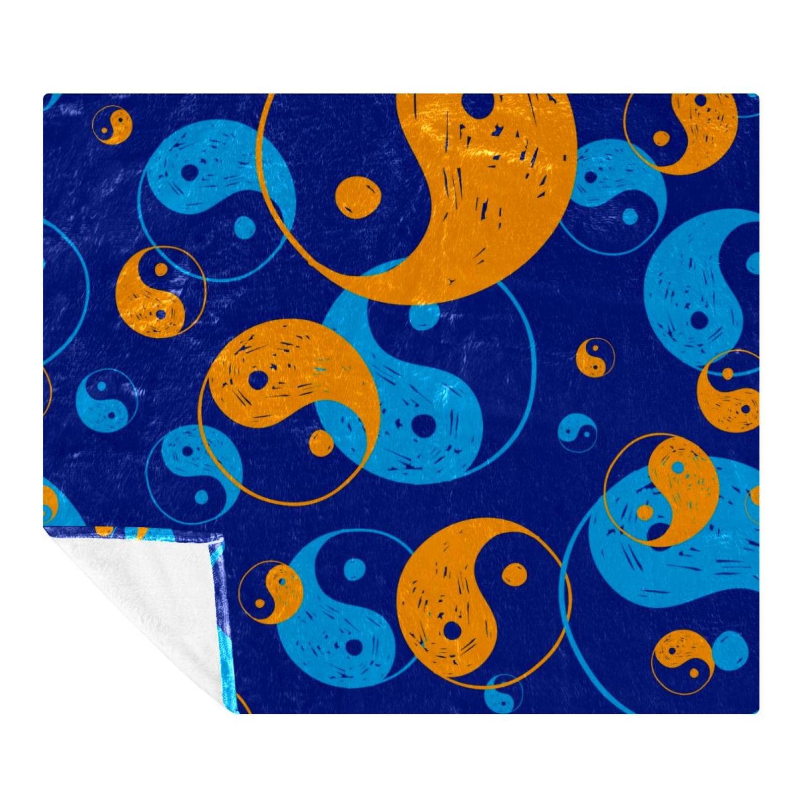Couverture Yin Yang légère contre le froid pour un confort total sur le lit ou canapé