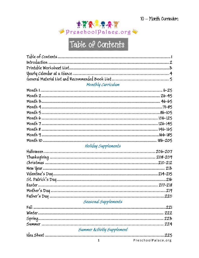 The Ultimate Preschool Curriculum Kit - Workbooks and Lesson Plans - 400 Unique Daily Lesson ...