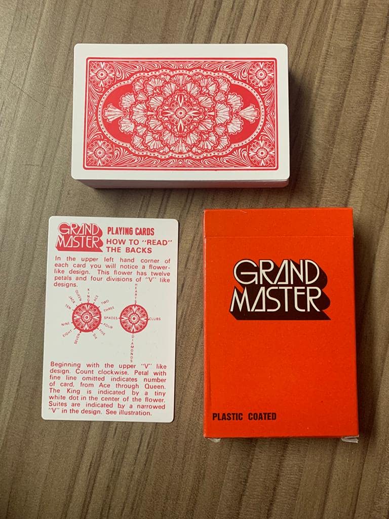 Grand Master Spy Marked Magic Playing Cards (Color As Per Availability) for Adult, Pack of 1