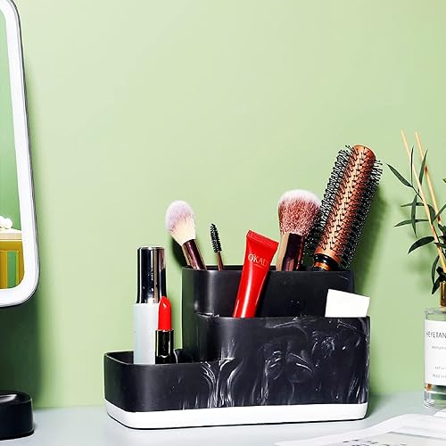 Miniatura 2 de zccz Portacepillos de dientes Organizador de baño - Soporte de cepillado de dientes para baños - Soporte eléctrico para cepillos de dientes y pasta