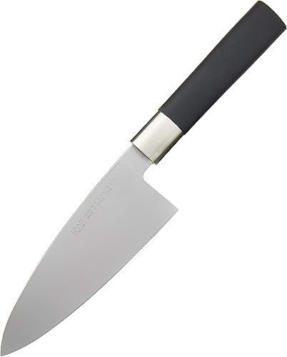 Cuchillo para pelar Kai Wasabi, Deba, 6 - pulgadas, Plateado