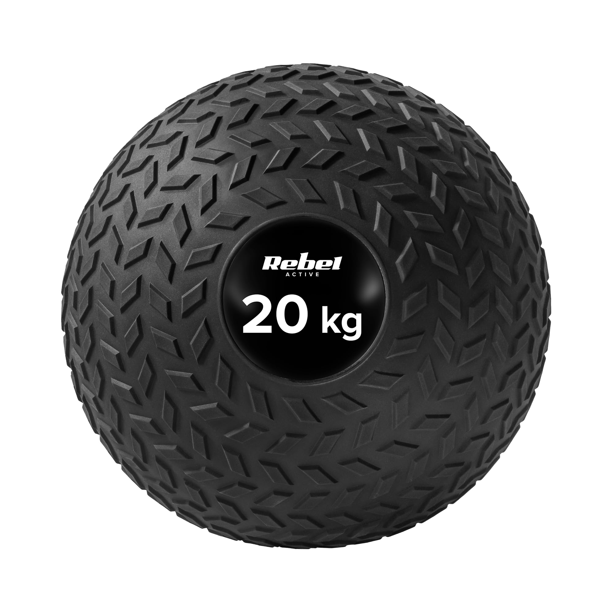Rebel Mała Piłka Lekarska do Ćwiczeń Rehabilitacyjna Slam Ball 23cm 20kg RBA-3108-20