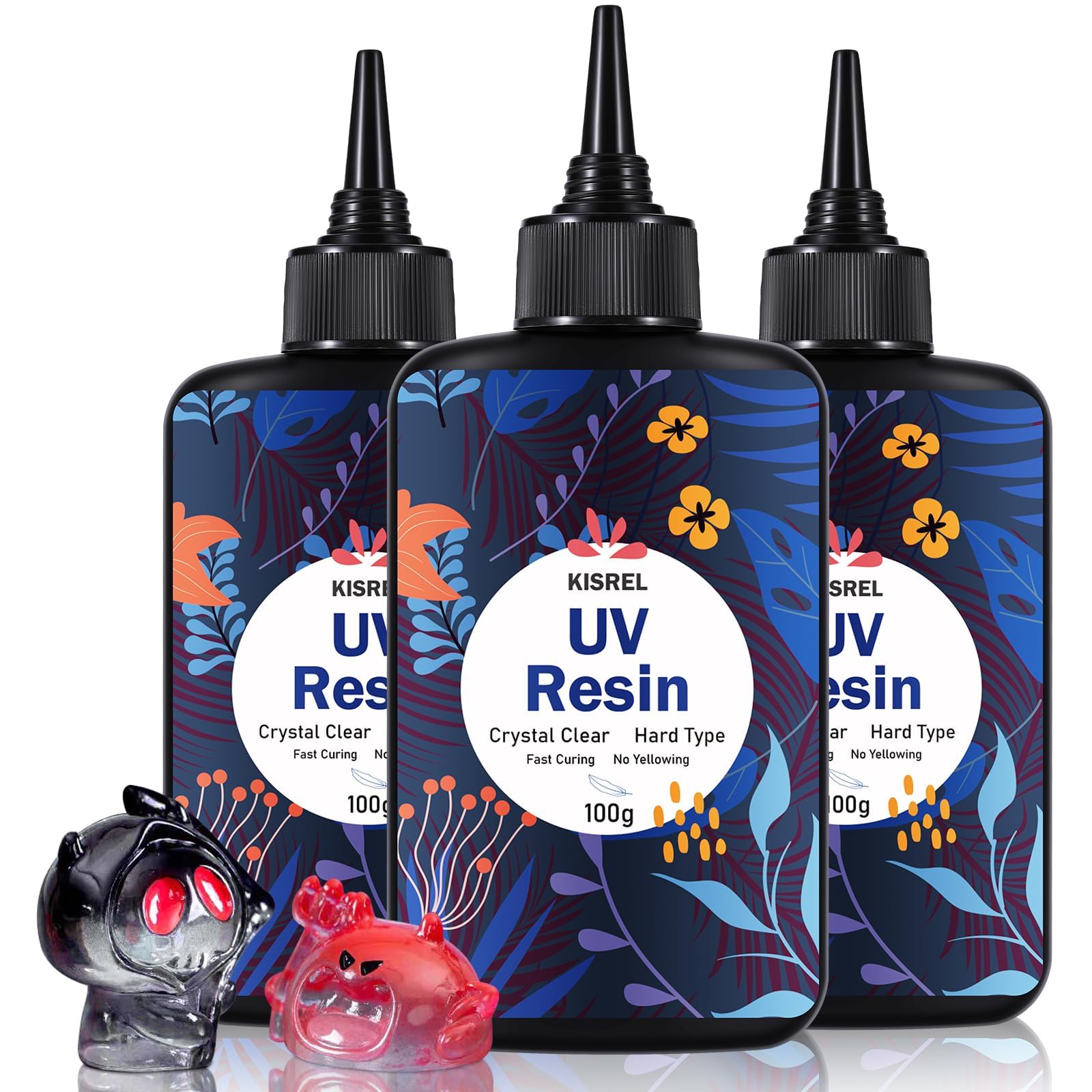 Amazon.com: KISREL UV Resin 300g - Upgraded UV Resin Kit, Hard