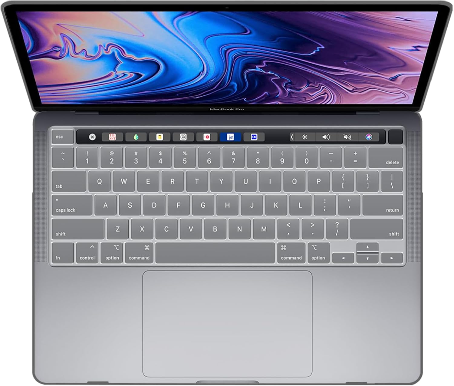 IBENZER Compatible with MacBook Pro 13 Inch Case M2 M1 2026 2025 2024 2023 2022 A2338 A2289 A2251 A2159 A1989 A1706 A1708, Hard Shell Case & Keyboard Cover for Mac Pro 13, Black Leopard,T13LP-BK+1