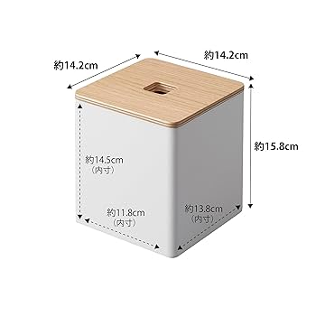 Amazon.co.jp: 山崎実業(Yamazaki) 上から出せる ティッシュ