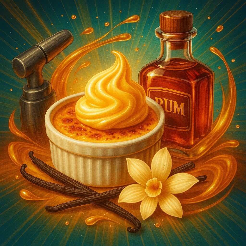 Rum Brûlée – rum masło wanilia aromat koncentrat – Wegański – Sasami – 100ml