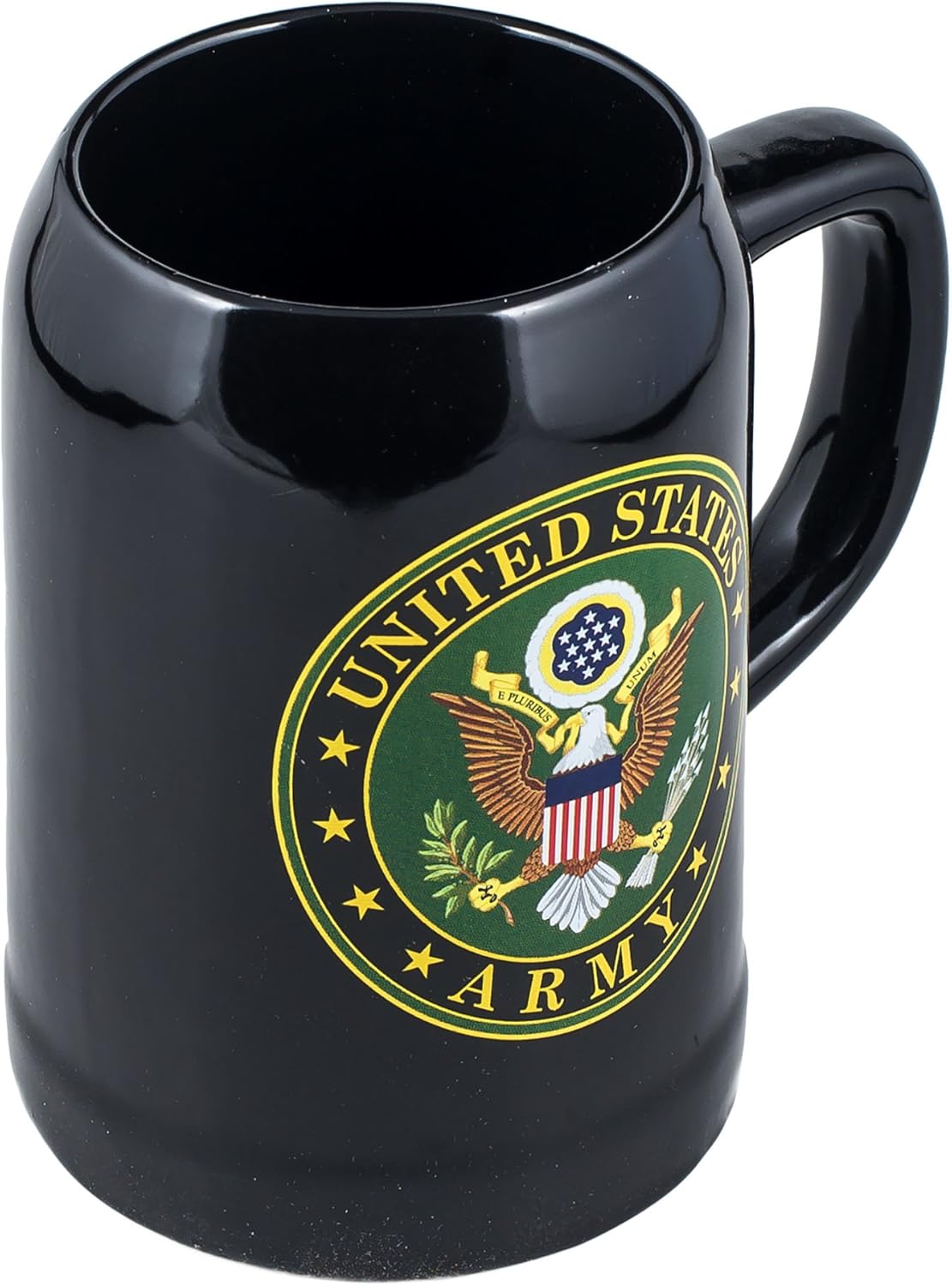 United States Army Decal Logo Black 20 Ounce Stoneware Mug by Cornell - Image 2