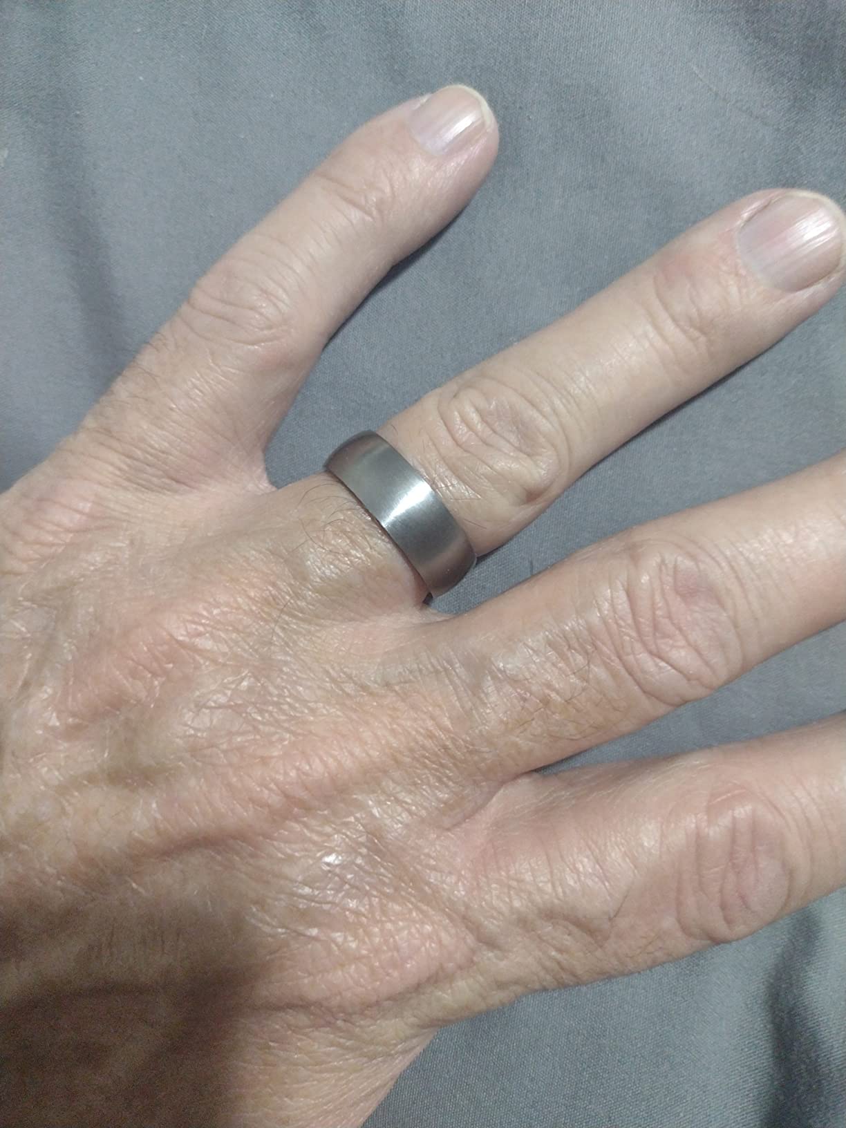 The Seiya | Silver Titanium Men's Wedding Bands - Gentlebands