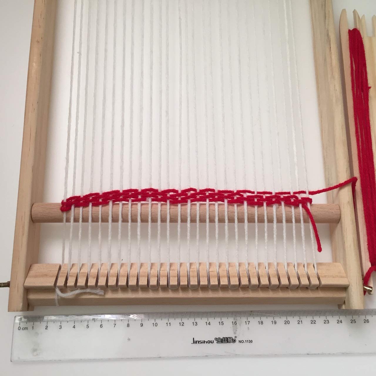 Amazon | 卓上 手織り機 木製 キット 糸 毛糸 手芸 ハンドメイド DIY
