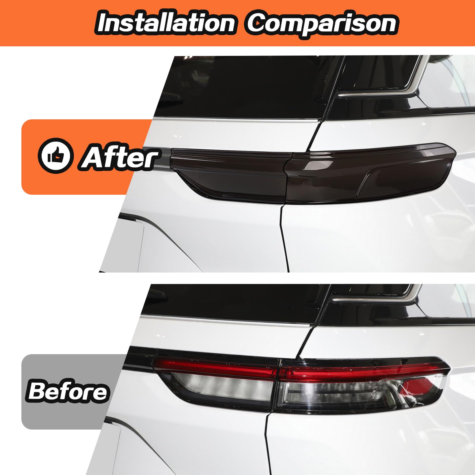 Amazon.com: JeCar Smoked Tail Light Cover Trim Guards for 2021 