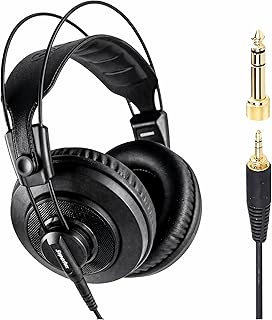 Superlux プロフェッショナルスタジオモニタリングヘッドホン 大口径50㎜経ダイヤフラム採用 ブラック HD668BMKII