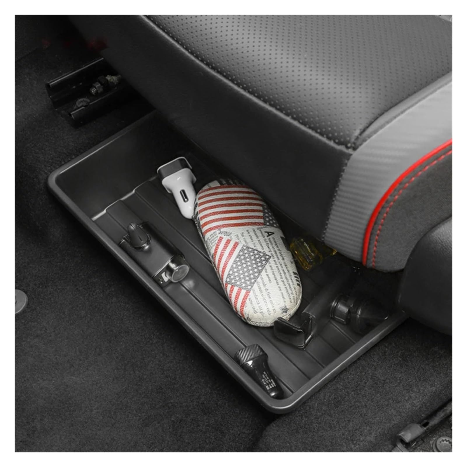 Amazon | RGONGXM 車用シート下収納ボックス VWゴルフ6 7 7.5 VWゴルフ