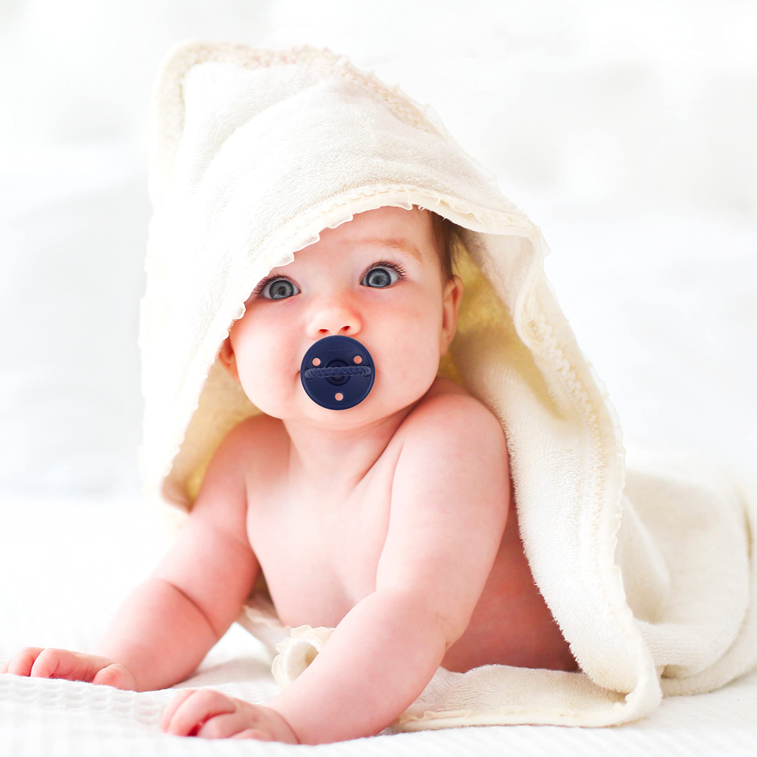 Buy Sweet Child Soothie Pacifiers 06 Months, Set of 6 UltraLight Silicone Binkies with