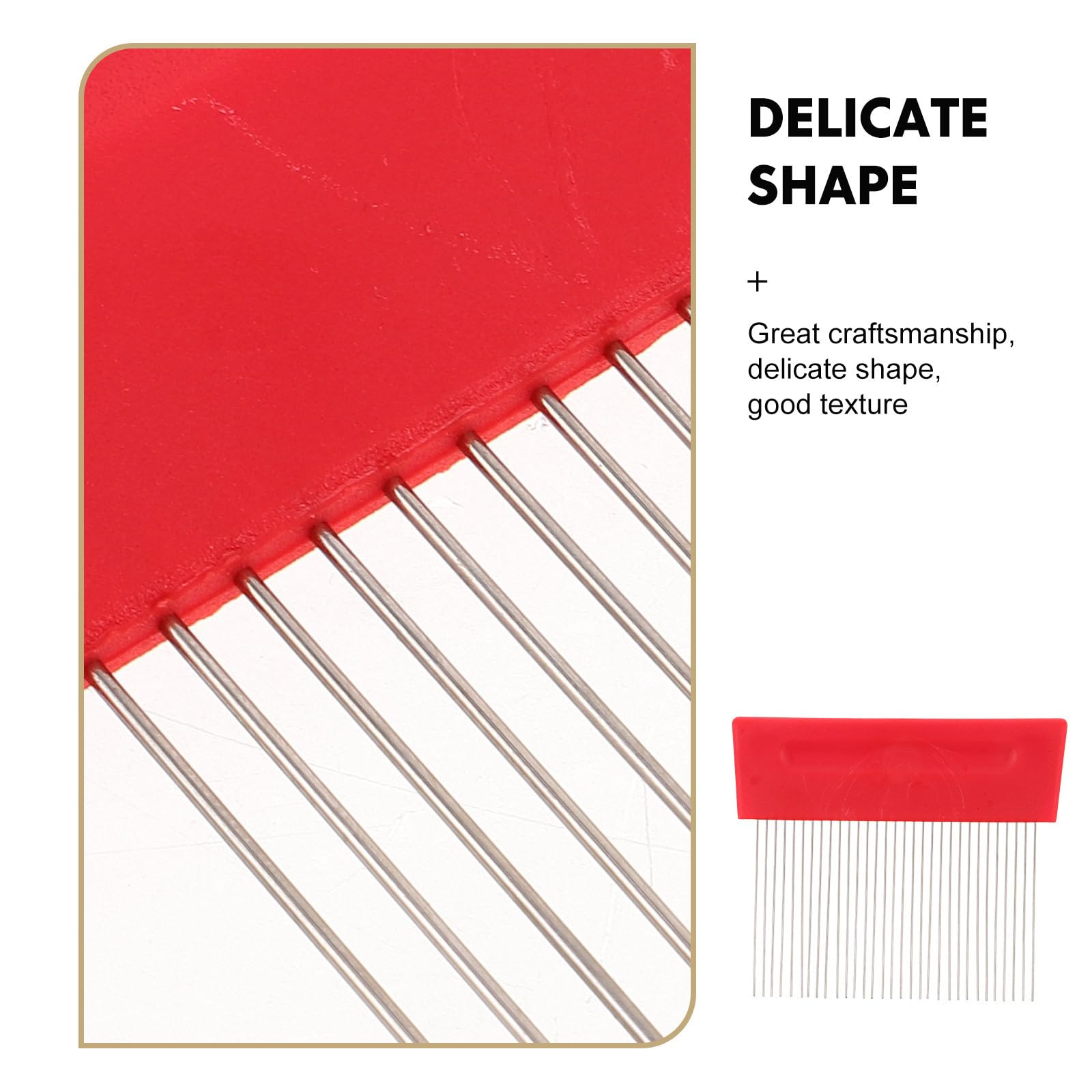Outils de texture en acier inoxydable – Lot de 2 pièces pour granuler la peinture, le grattage de cloison sèche, le ciment et les projets artistiques – tial Crafting Equint