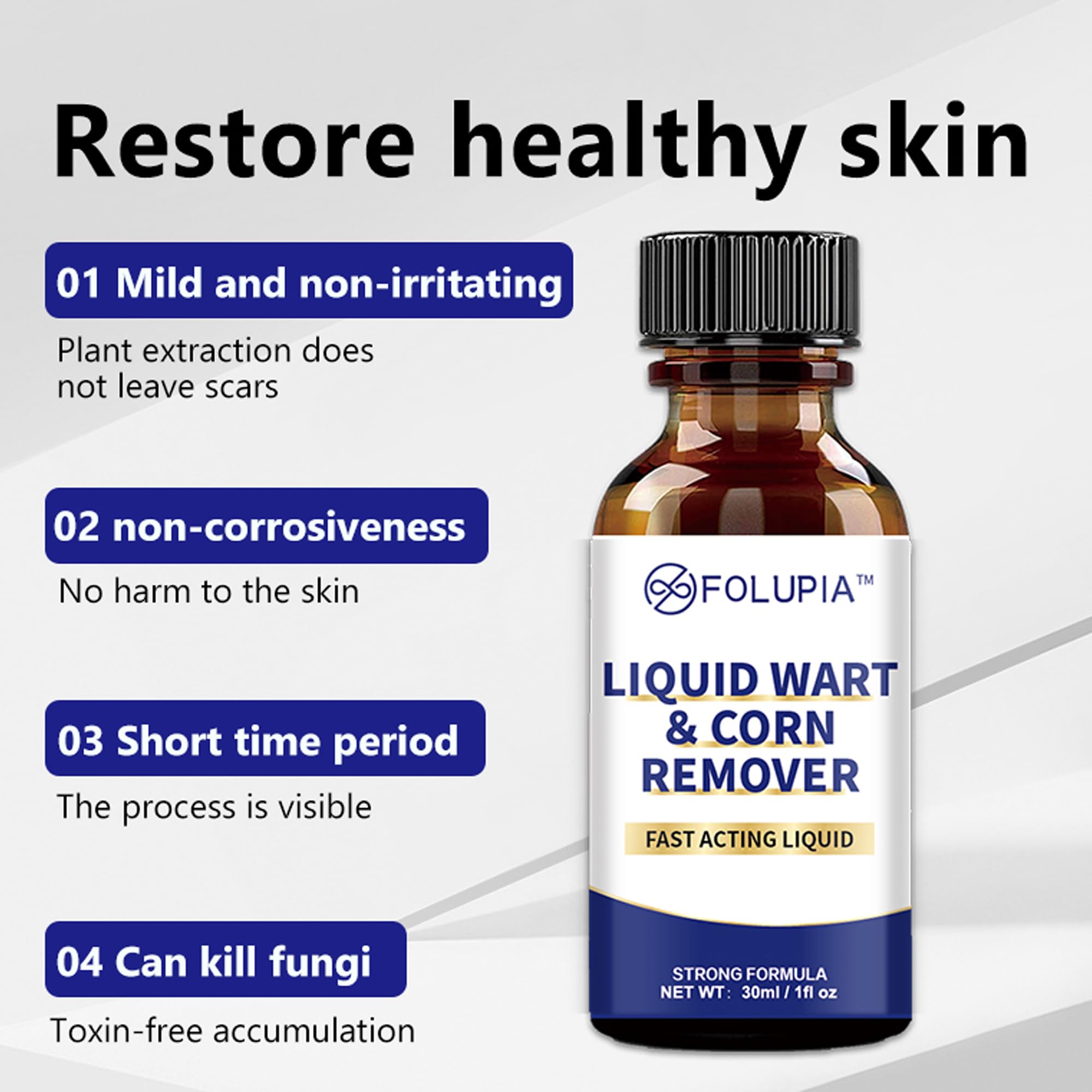 Kit para eliminar verrugas 30ml, lunares y callosidades, líquido para eliminar lunares y verrugas en cuerpo y manos