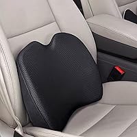 Vista 10 de Almohada Lumbar Súper Cómoda, Almohada de Soporte Lumbar para Alivio del Dolor de Espalda con Correa Ajustable, 100% Espuma Viscoelástica y Funda