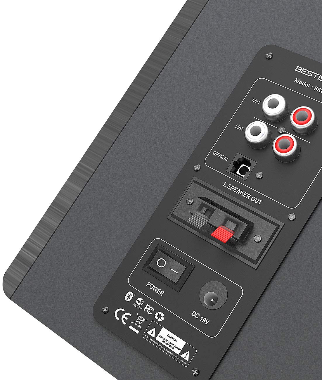 auvisio Lautsprecherbox: Aktives Stereo-Regallautsprecher-Set, Holz-Gehäuse, Bluetooth 5, 120 W (Funklautsprecher, Lautsprecher iPad, CD)