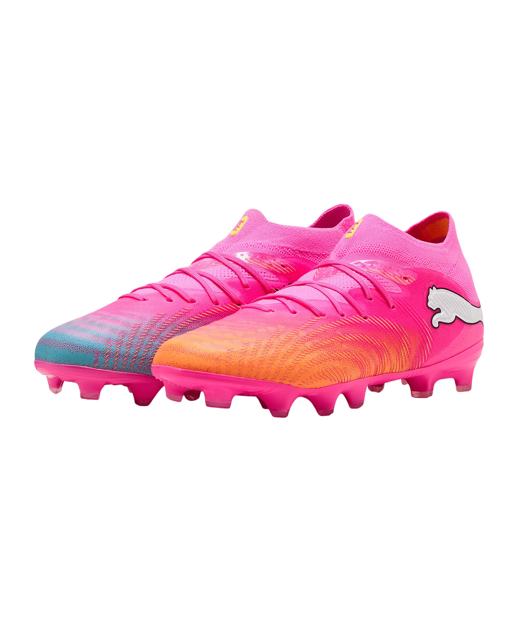 PUMA Future 9 Pro FG/AG Dreamrush Kinder rosaorange, 38 Kinder