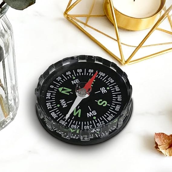 Hiking Compass, Portable Climbing Sighting Compass - Survival, Travel, Mountaineering, Boating, Outdoors, Hiking, Women, Boys, Teens Premium Portable, Compact Multiuse, Multipurpose Everyday Utility |