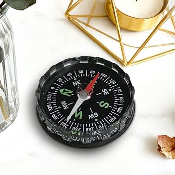 Hiking Compass, Portable Climbing Sighting Compass - Survival, Travel, Mountaineering, Boating, Outdoors, Hiking, Women, Boys, Teens Premium Portable, Compact Multiuse, Multipurpose Everyday Utility |