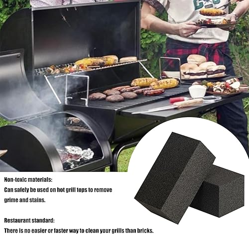 Miniatura 4 de 1 paquete de ladrillos limpiador de parrilla para exteriores y restaurantes. Ladrillo de limpieza de parrilla de alta resistencia. Herramienta