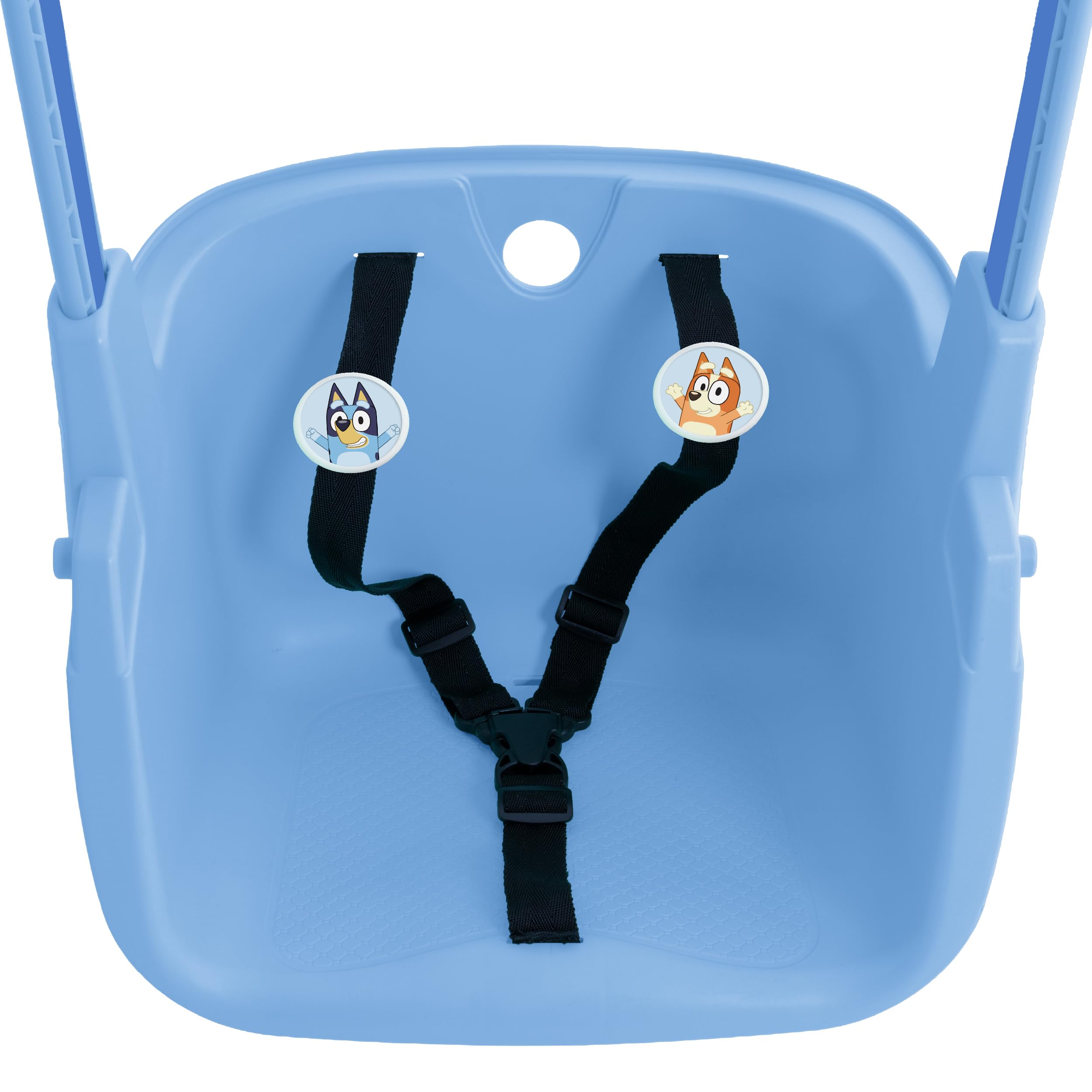 Bluey Quadpod - Asiento de Columpio cultivable 4 en 1, para Parque Infantil al Aire Libre con Cuerdas Ajustables y Correa de Seguridad, Columpio para niños pequeños para Jardines y Parques Infantiles
