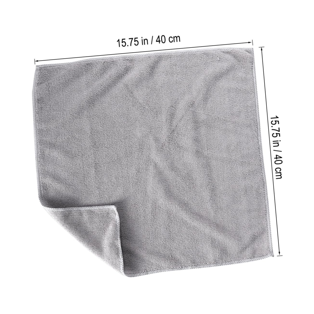 7 Pannelli in Microfibra per Lavaggio Auto, Asciugatura Veicoli e Pulizia Sedili, 40x40cm, 7 Pezzi, senza Peli, Sicuri sulla Vernice