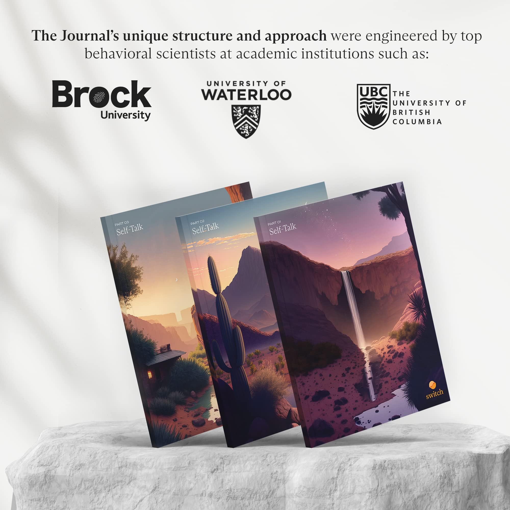 The Self-Talk Journals - Recomendado por terapeutas y respaldado por la ciencia, acaba con el diálogo interno negativo, las inseguridades, el auto-sabotaje y la gente agradable, aumenta la confianza