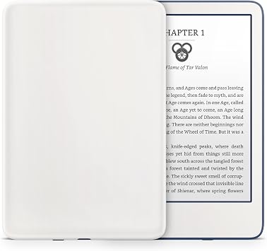 Tacky Design Solid Color Skin for Kindle Paperwhite Skin Wrap 2024 Decal Classic Color Vinyl, Premium 3M Decal Sticker for Full Surface Coverage Cream White, Paperwhite 12th Gen, 2024