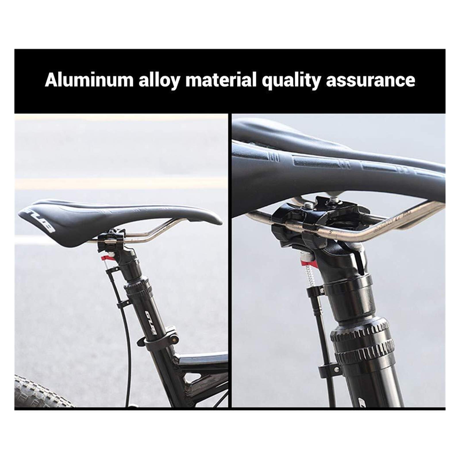 Fahrradsitzpfosten, Aluminium100mm Fahrradsitzpfosten, höhenverstellbare Sattelstütze Dropper Post Bike MTB Handbedienung Sattelstütze für 27.2 31.6 Bike ( Color : 27.2mm ) Sport & Freizeit