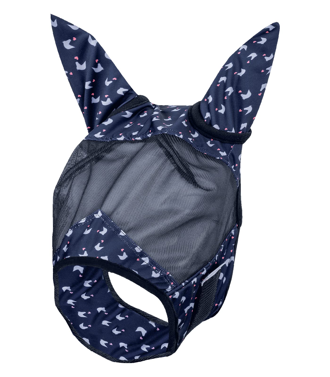 Masque anti-mouches Lucky Waldhausen bleu pour cheval WB confortable