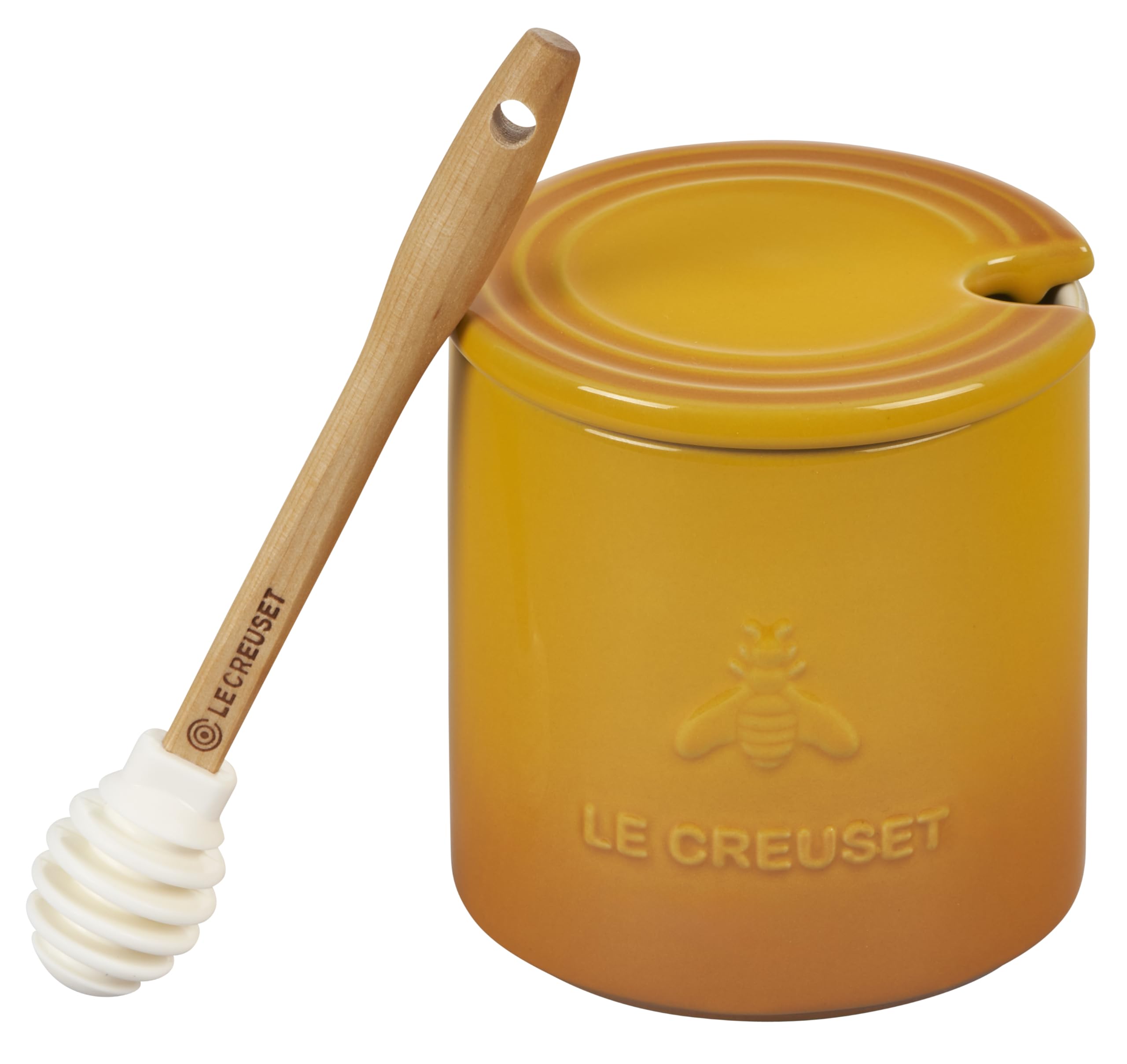Le Creuset Stoneware Honey Pot, 14 oz., Nectar