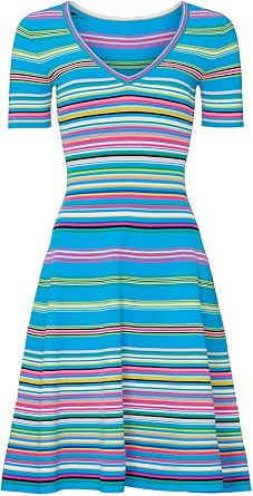 MILLY Women's Micro Stripe Dress